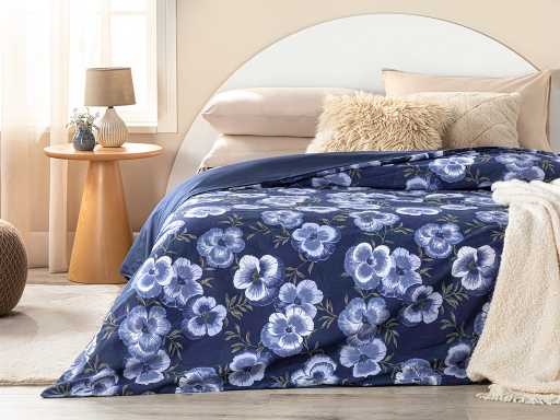 Pansy Bloom Пододеяльник из хлопка 240х260 см