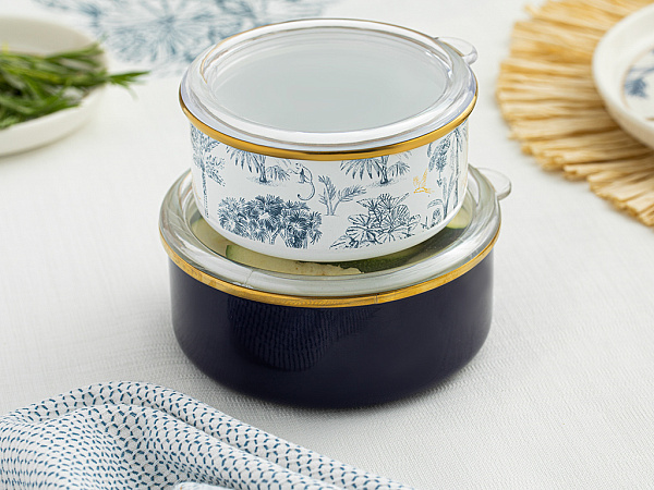 Toile Botanical Ємність для зберігання 12 -14 см
