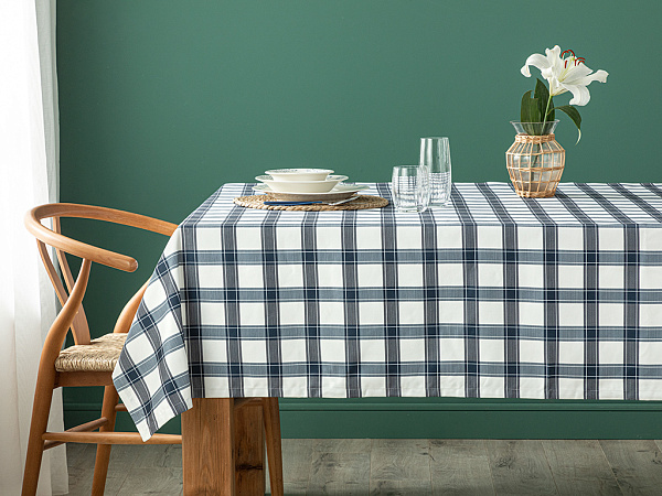 Blue Lines Tablecloth 150x200 cm