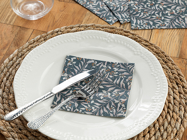 Berry Branches Paper napkins 25х25 cm 20 pcs