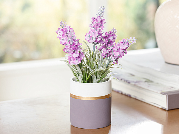 Lavender Штучні квіти у горщику 13х13х18 см