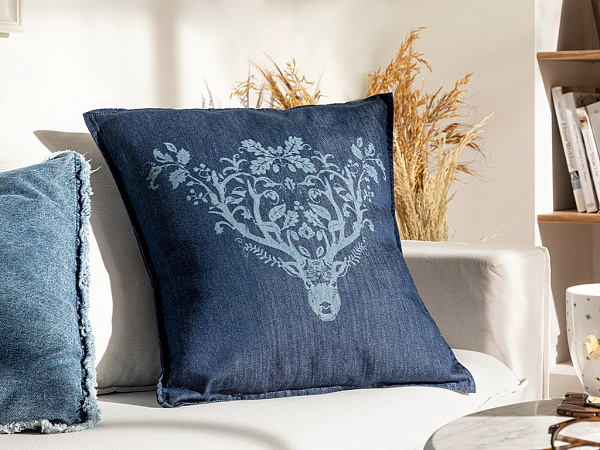 Denim Decorative pillow case 45x45 cm
