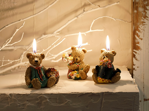 Teddy Bear Candle 15х20 см