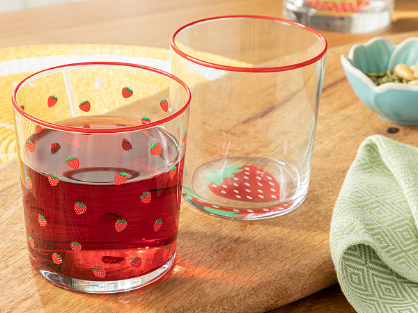 Strawbery Set of glasses 380 ml х 2 pcs