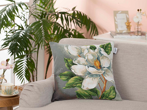 Arty magnolia Декоративная наволочка 45х45 см