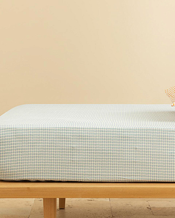 Wave Dots Простынь на резинке 100х200х25 см