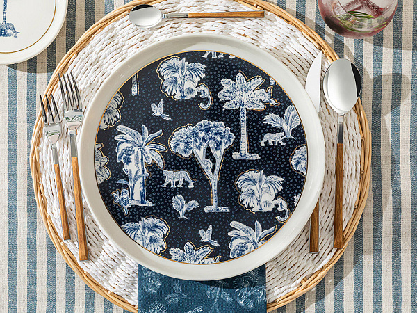 Toile Jungle Serving plate 27 cm
