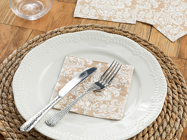 Romantic Toile Paper napkins 25х25 cm 20 pcs