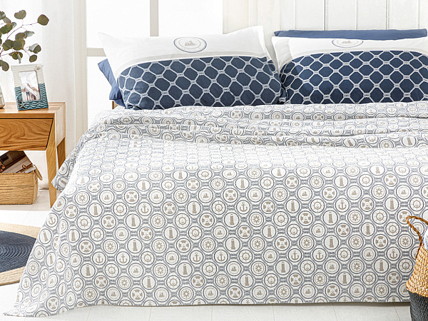 Nautical Pique bedding set 220х240 cm