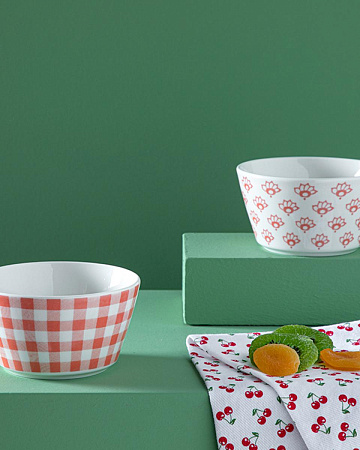 Dainty Gingham Набор глубоких тарелок 14 см 2 шт