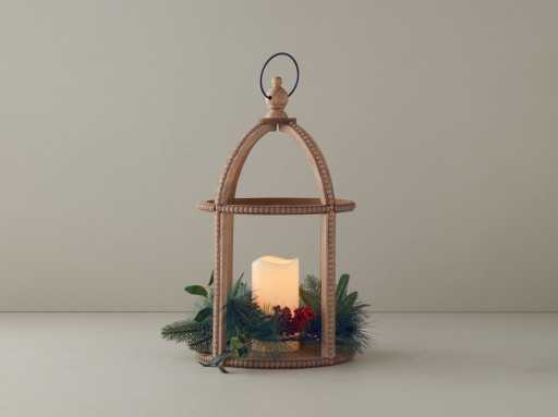Rustic Декоративный фонарь 25х47 см