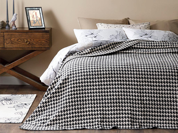 Pied de poule Blanket 200х220 cm