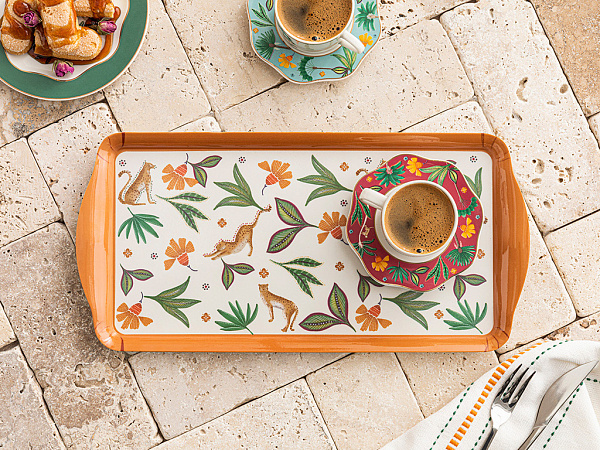 Exotic Flower Tray 37х18 cm
