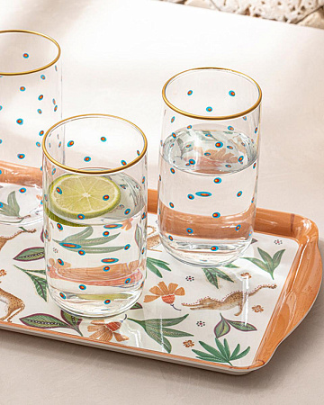 Exotic Art Set of glasses 365 ml 3 pcs