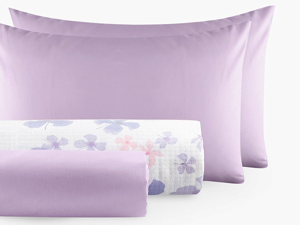 Violet Rhymes Pique bedding set 200х220 cm