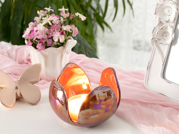 Chick Tulip Подсвечник 12.2х12.2х9 см