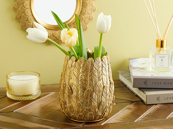 Feathers Vase 12.7х12.7х15.2 cm