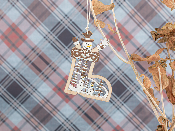 Mini Snowmen Подвесной аксессуар 7х8.7 см