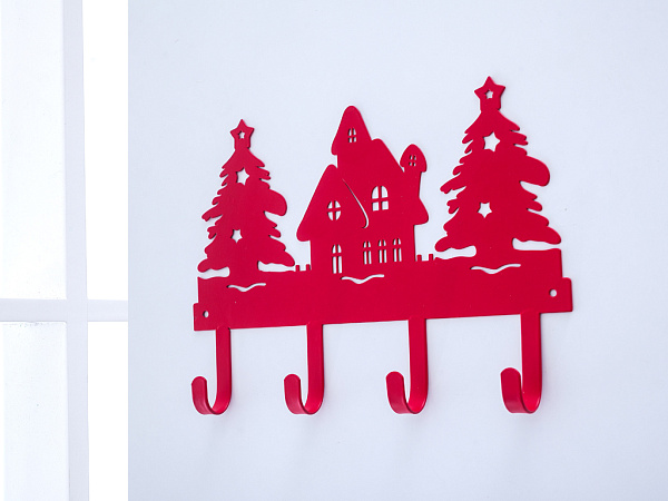 Pine Tree Вешалка кованое изделие 29х3х21 см