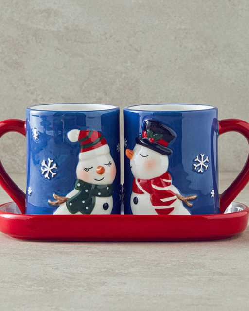 Lovely Snowmans Набор чашек 400 мл 2 шт