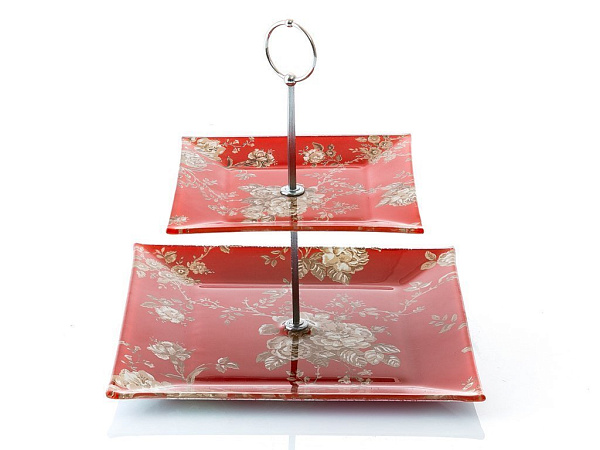 Glam Rose Stand for sweets 26 cm