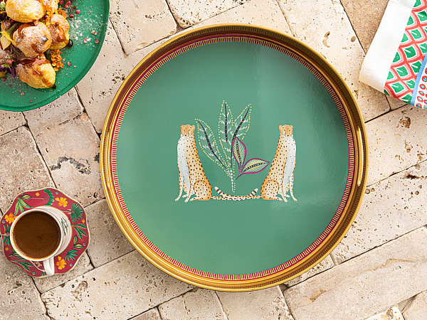 Exotic Tiger Tray 33 cm