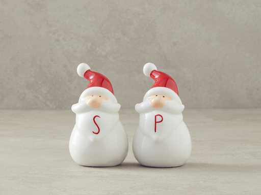 Santa Солонка и перечница 9 см 2 шт
