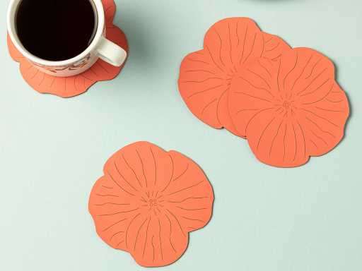 Blossom Stand for a glass 10 cm 4 pcs