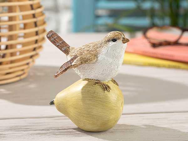 Apple Loving Bird Statuette 9.5х7х10.5 cm