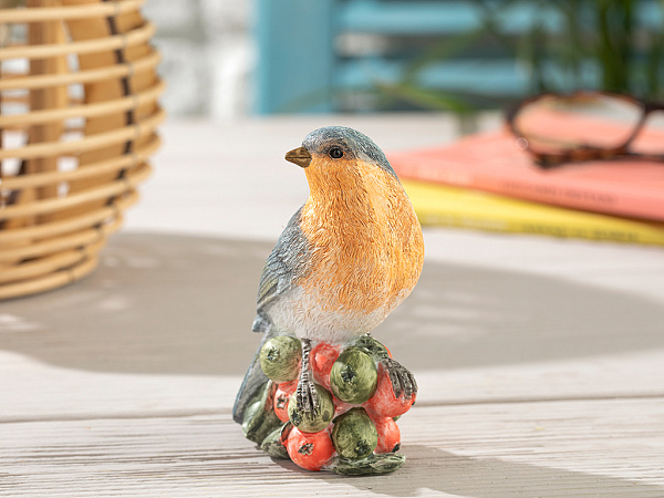 Fruit Loving Bird Statuette 9.5х7х10.5 cm
