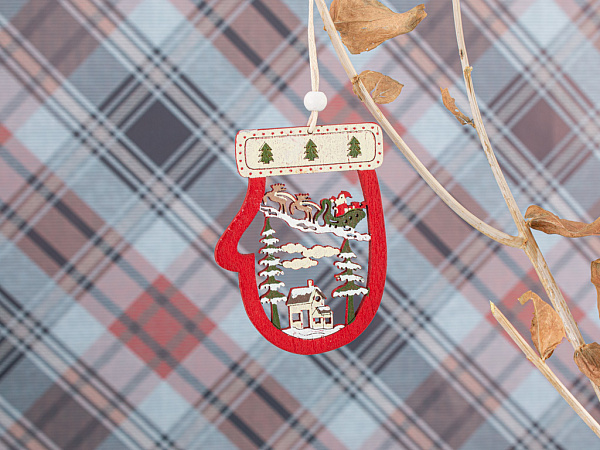 Happy Winter Подвесной аксессуар 6х7.8 см