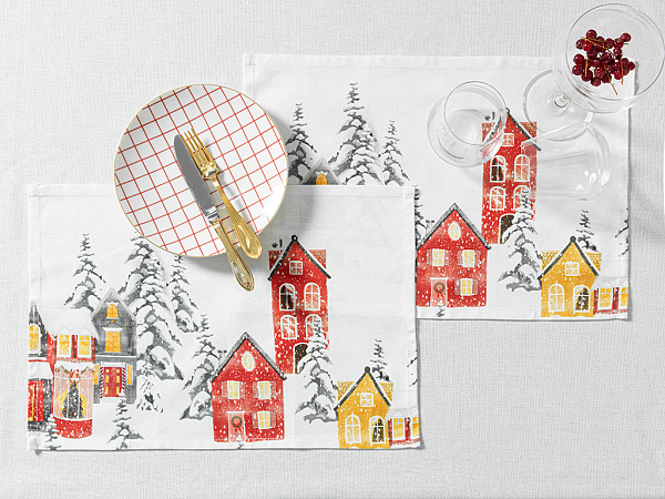 Winter Landscape Set of napkins 30х45 cm 2 pcs