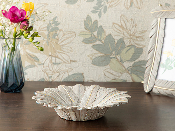 Feather Decorative Plate 19х19х4.5 cm