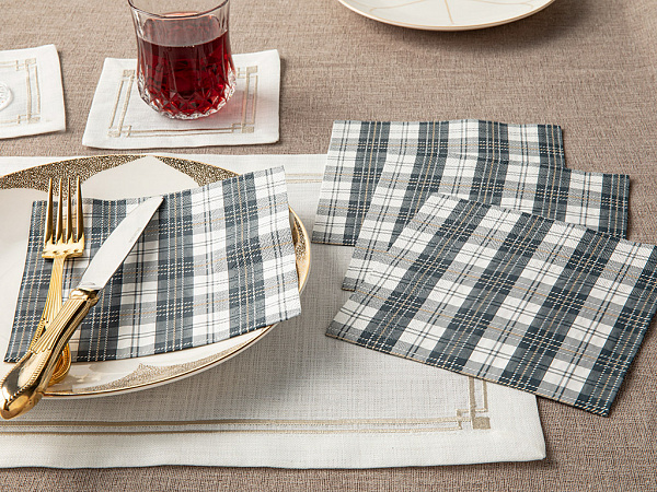 Plaid Paper napkins 33х33 cm 20 pcs