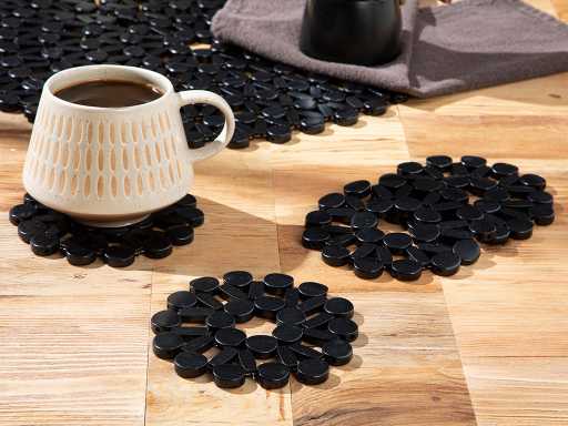 Marta Set of coasters for glasses 10х10 cm 4 pcs