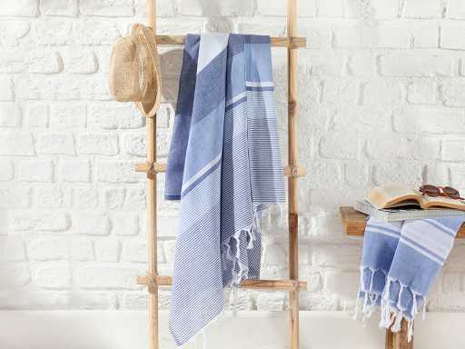 Royal Stripe Пляжное полотенце хлопковое 95х165 см