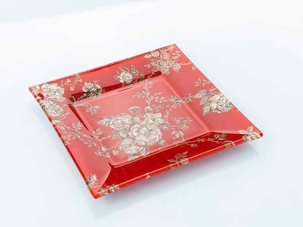Glam Rose Cake Plate 18 cm
