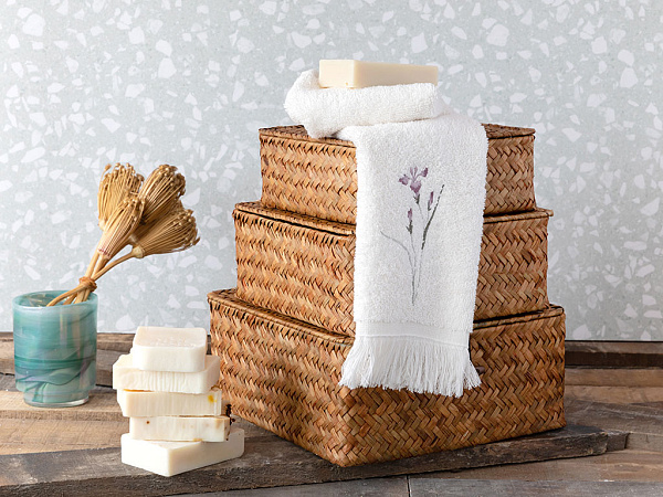 Pure Iris Hand towel cotton 30х45 см