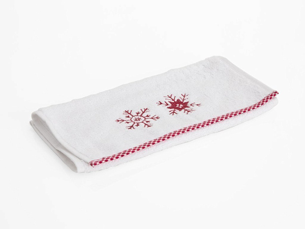 Snowflake Hand towel cotton 30х45 см