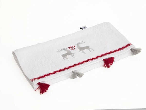 Happy Deers Hand towel cotton 30х45 см