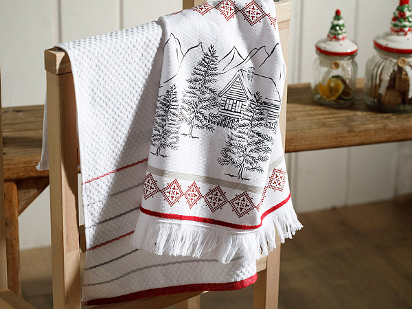 Winter Tree Kitchen towel 40х60 cm 2 pcs