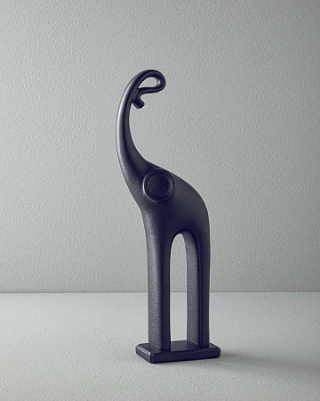 Modern Elephant Statuette 14.4х9х39.5 cm