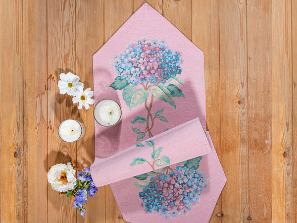Hydrangea Столовая дорожка 30х110 см