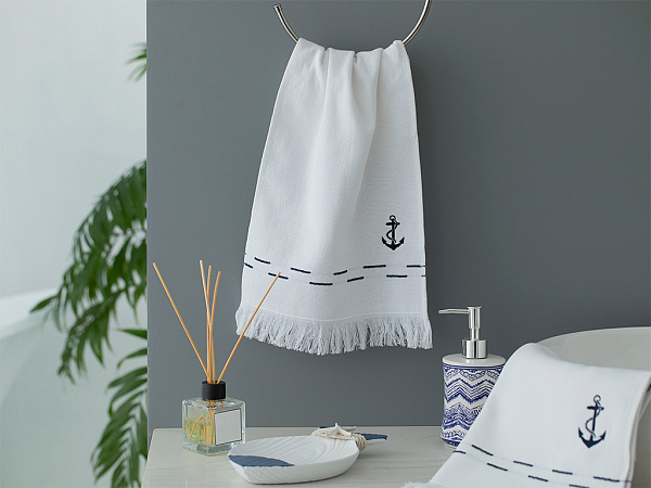 Pure Stripe Hand towel cotton 30х45 см
