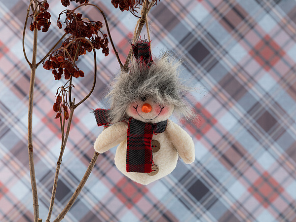 Snowman Hanging Accessory 7х5х13 cm