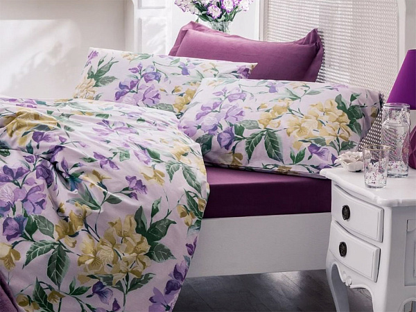 Iris Flower Cotton Duvet Cover 200х220 cm