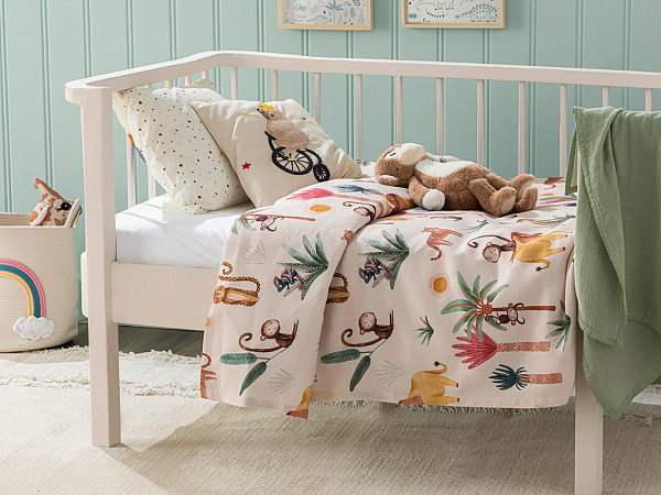 Exotic Children's pique sheet 100x150 cm