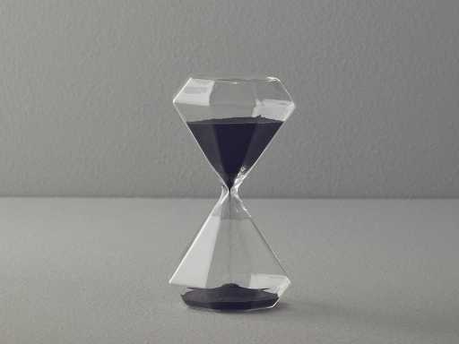 Diamond Песочные часы 9.5х9.5х17.5 см 15 мин