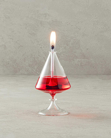 Pyramid Oil lamp 7x12 cm