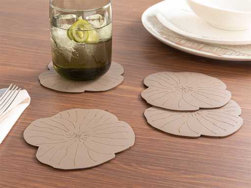 Flowery Set of napkins 11 cm 4 pcs